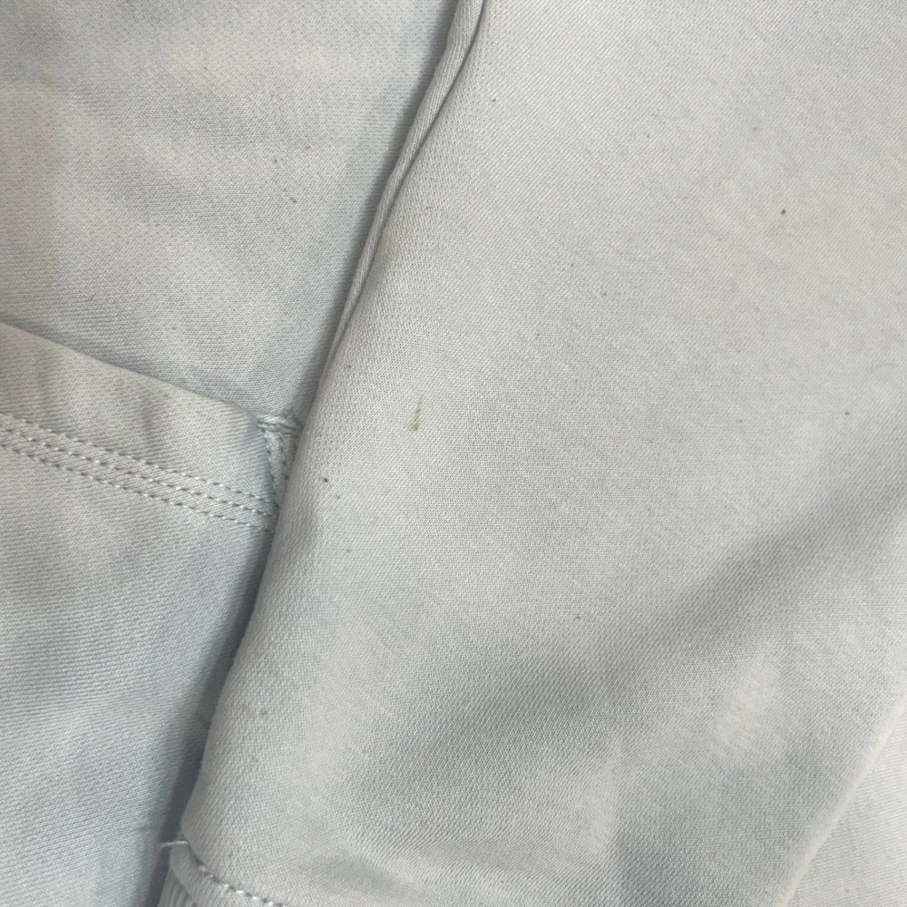 Carhartt Hoodie Women 2X Baby Blue Relaxed Fit Logo Arm Graphic Pullover FLAW